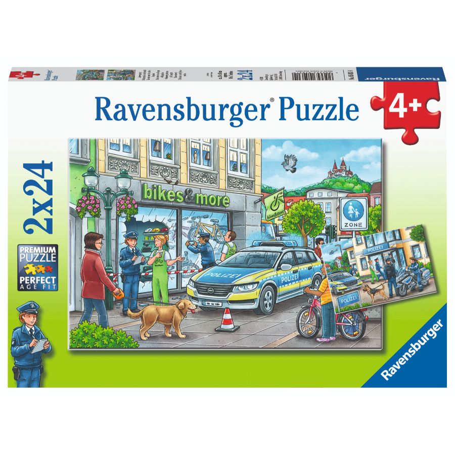 Ravensburger Puzzle 2x24 Piece Police At Work