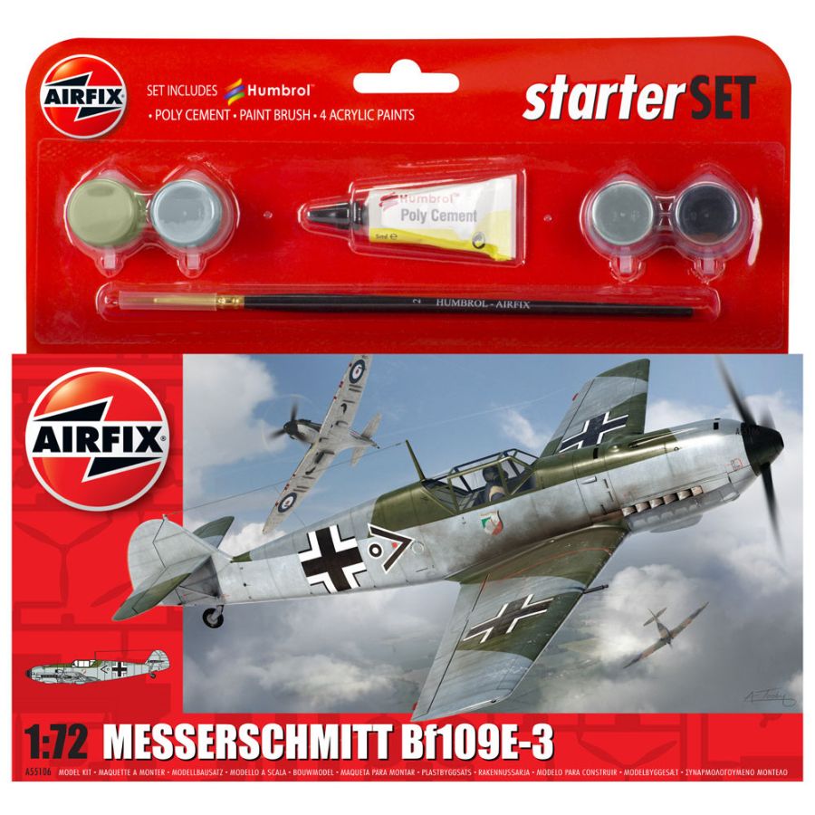 Airfix Starter Kit 1:72 Messerschmitt BF 109E