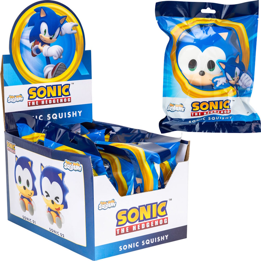 Sonic The Hedgehog Large Squishy Sonic Assorted