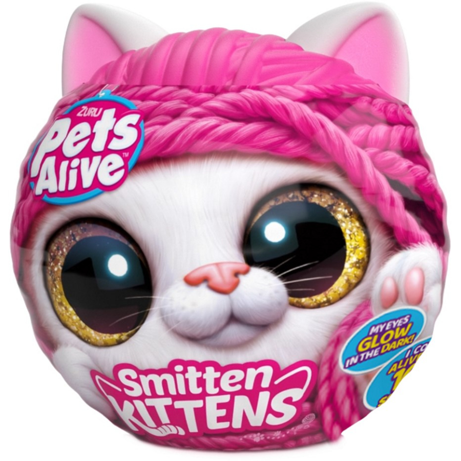 Pets Alive Smitten Kitten Interactive Plush Assorted