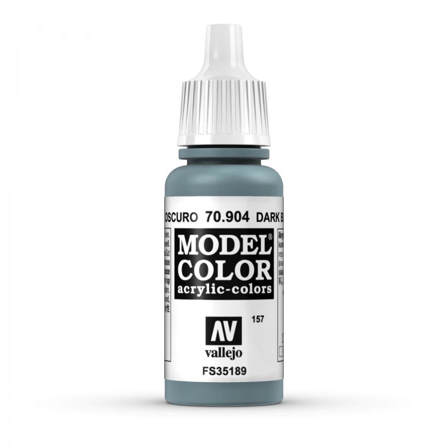 Vallejo Acrylic Paint Model Colour Dark Blue Grey 17ml