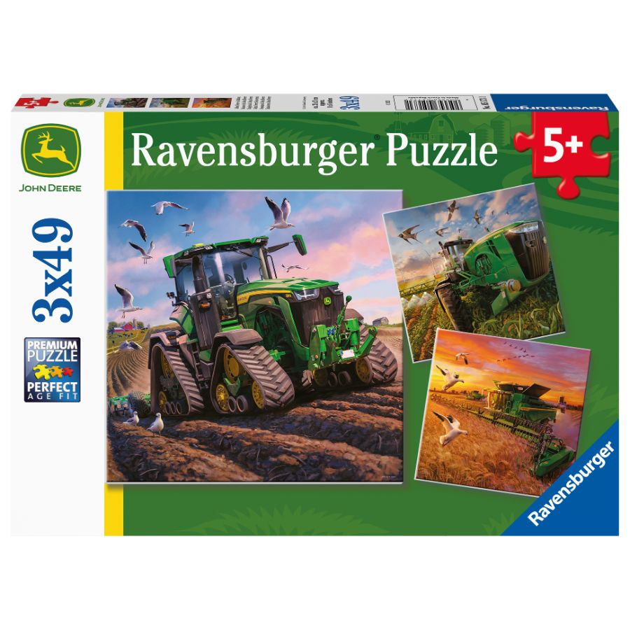 Ravensburger Puzzle 3x49 Piece Seasons Of John Deere