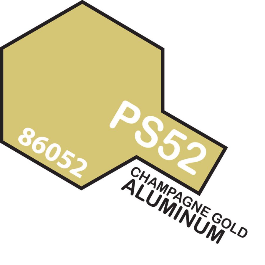 Tamiya Spray Polycarb Paint PS52 Champagne Gold Aluminium