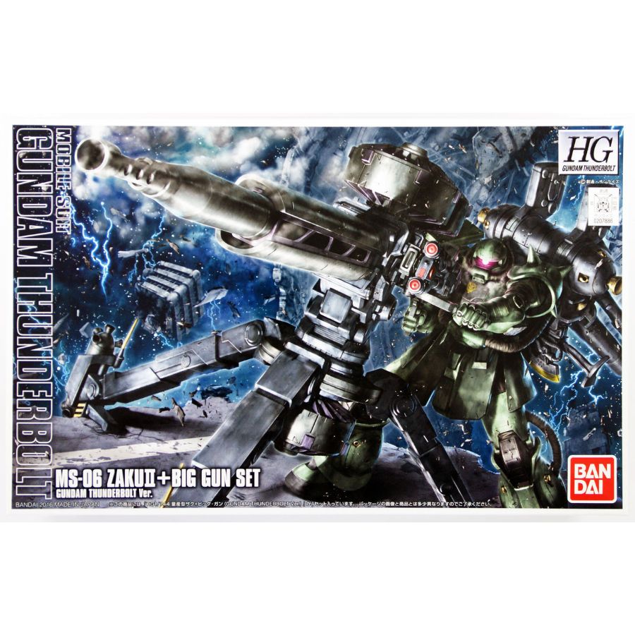 Gundam Model Kit 1:144 HG Zaku & Big Gun Thunderbolt