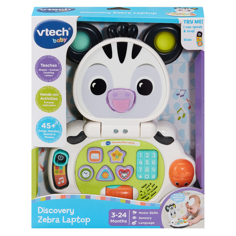 VTech Discovery Zebra Laptop