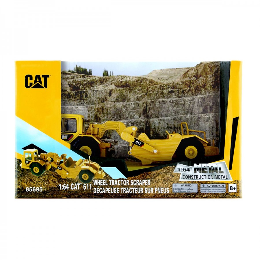 CAT Diecast 1:64 Scale 611 Wheel Tractor Scraper