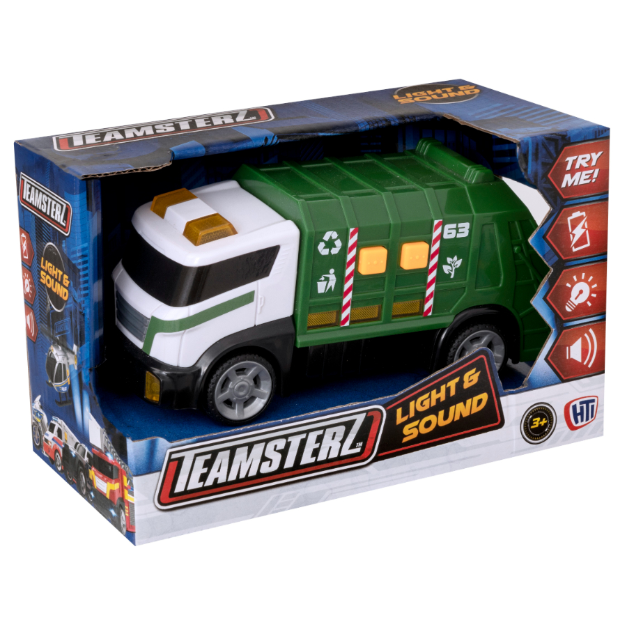 Teamsterz Garbage Truck With Lights & Sounds