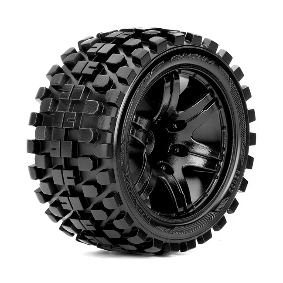 Roapex RC Wheels & Tyres 1:10 Stadium Truck Rhythm