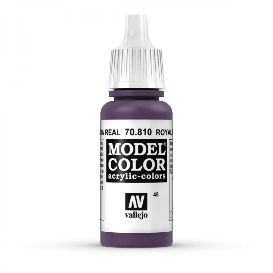 Vallejo Acrylic Paint Model Colour Royal Purple 17ml