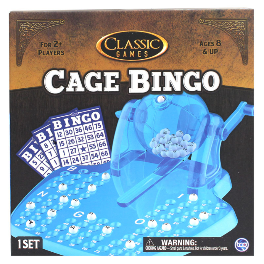 Classic Games Cage Bingo Set