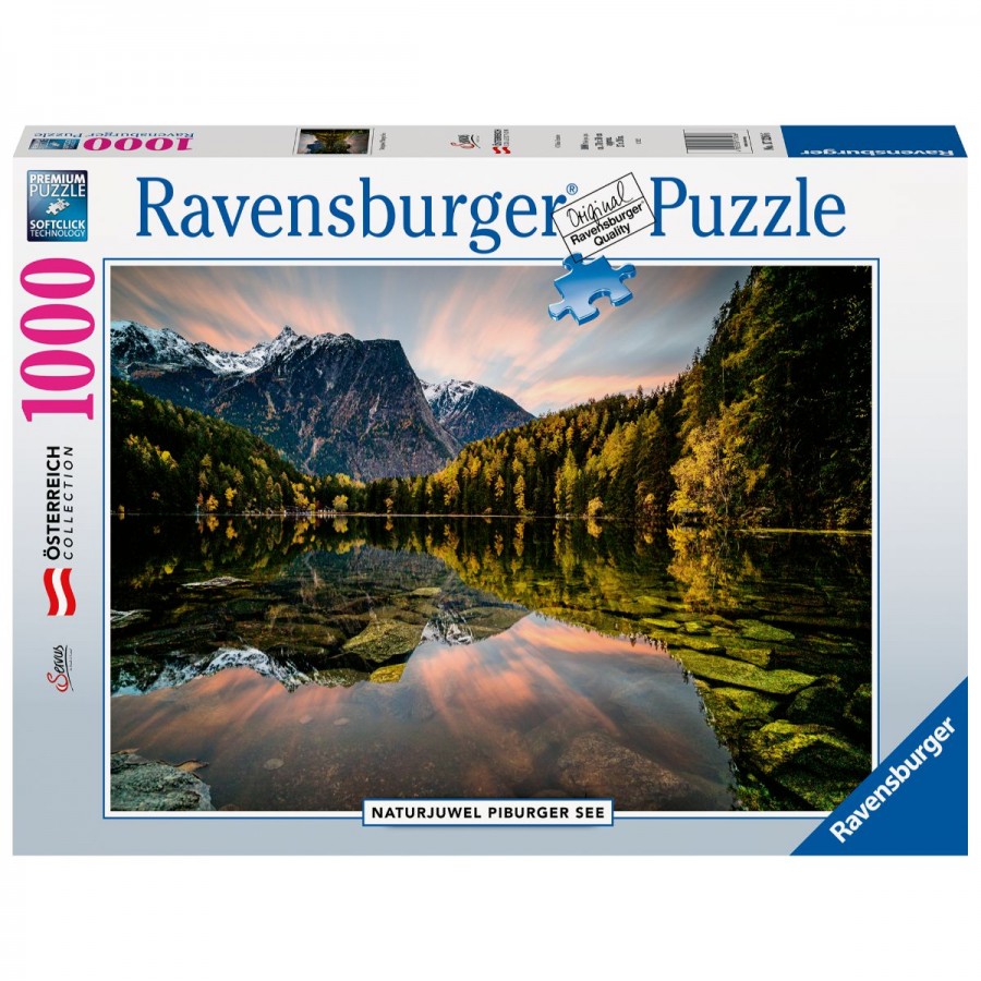 Ravensburger Puzzle 1000 Piece Naturjuwel Piburger See