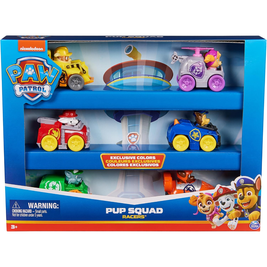 Paw Patrol Pup Squad Racers 6 Pack