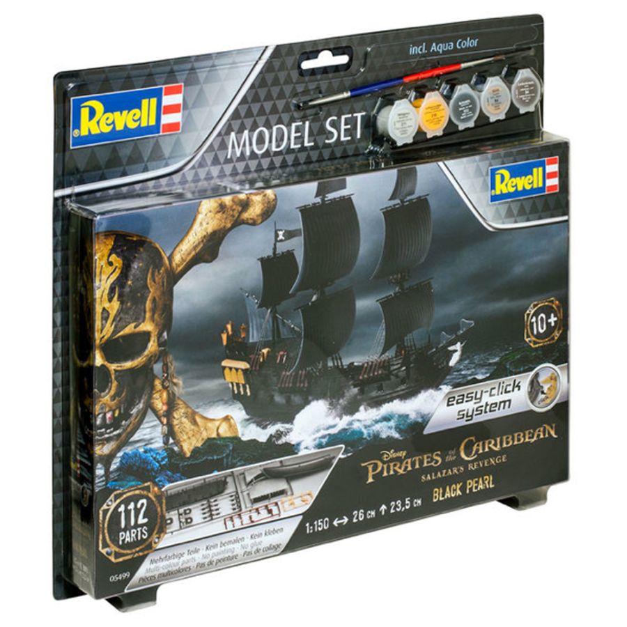 Revell Model Kit Gift Set 1:150 Pirate Ship Black Pearl