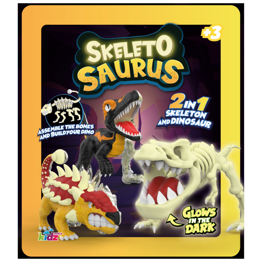Skeletosaurus 2 In 1 Skeleton & Dinosaur