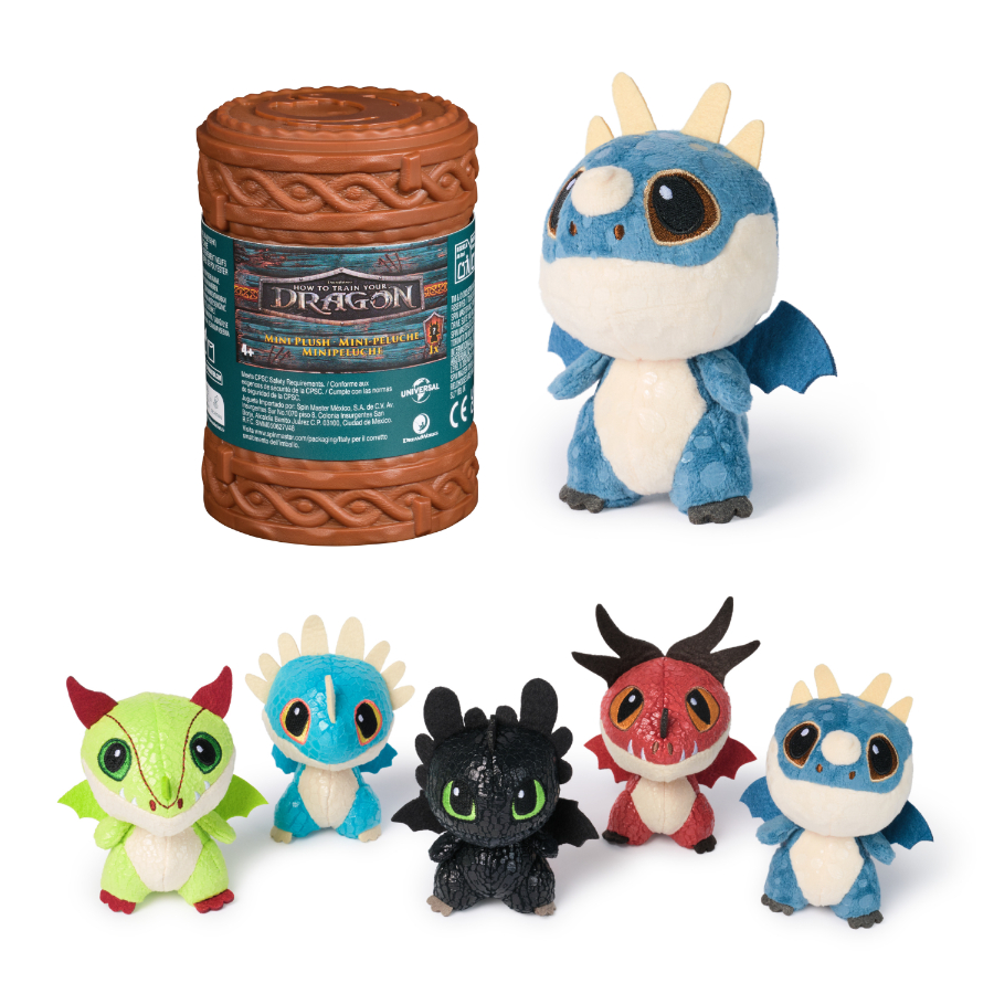 How To Train Your Dragon Movie Mini Dragon Plush In Totem Assorted