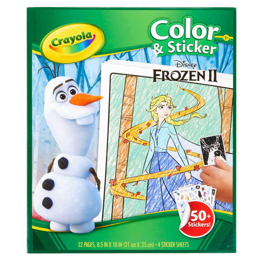 Crayola Colour & Sticker Book Disney Frozen
