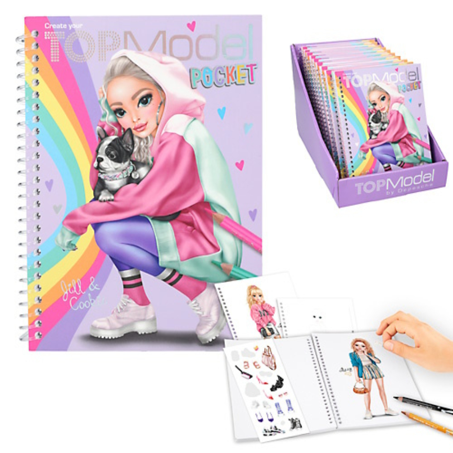 Top Model Craft Colour Rainbow Colouring Activity Book