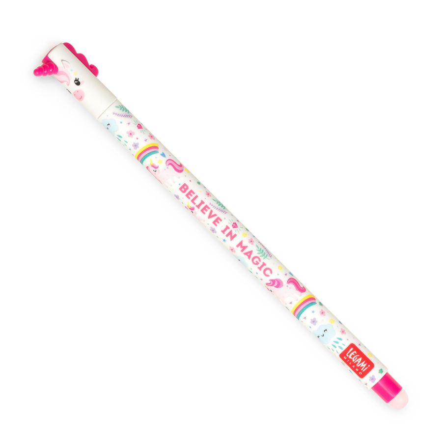 Legami Erasable Gel Pen Unicorn Pink Ink