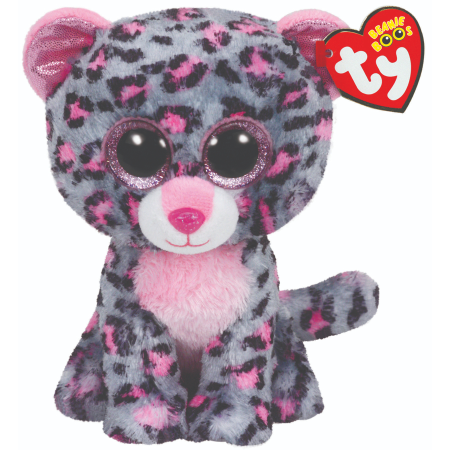 Beanie Boos Regular Plush Tasha The Pink Leopard