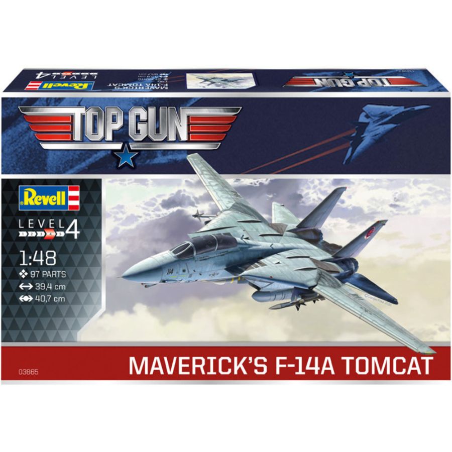 Revell Model Kit 1:48 Top Gun F-14A Tomcat