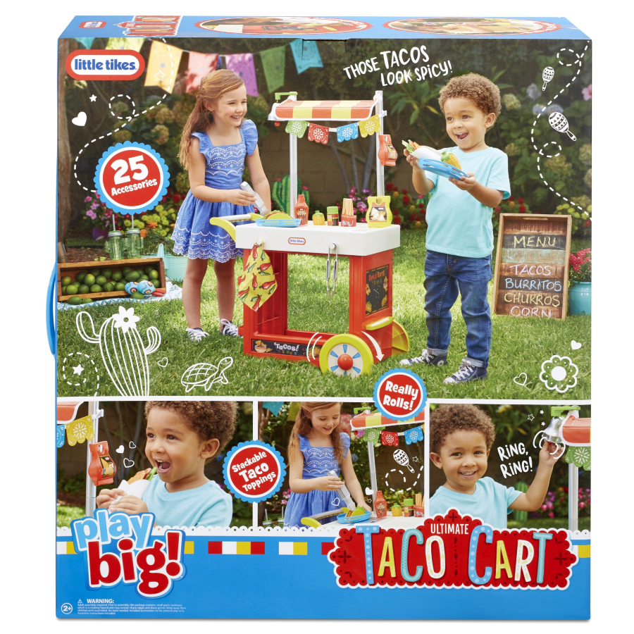 Little Tikes Ultimate Taco Cart Street Food Playset