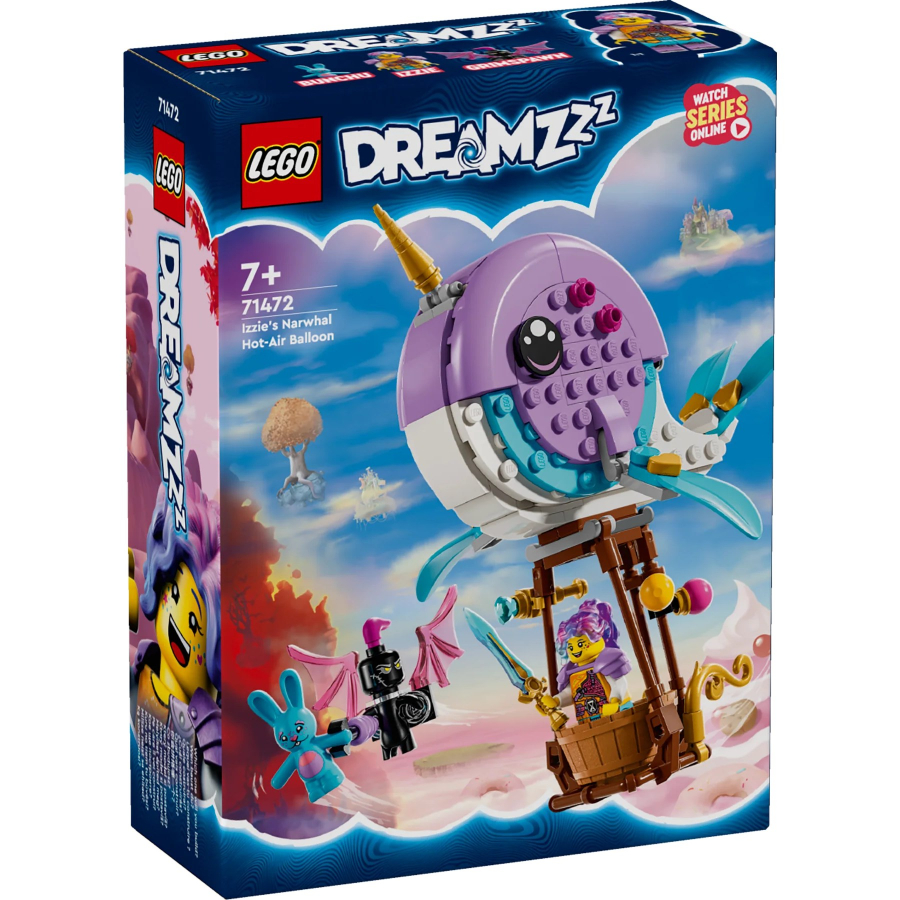 LEGO Dreamzzz Izzies NarwhalÂ â€‹Hot-Air Balloon