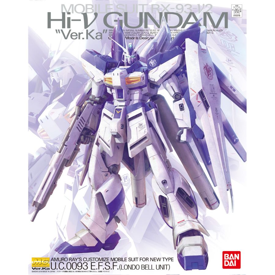 Gundam Model Kit 1:100 MG RX-93-Nu2 Hi-Nu Gundam Ver Ka