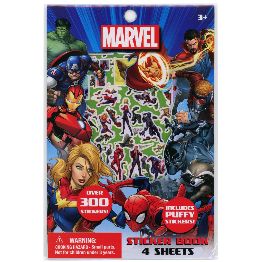Marvel Avengers Sticker Pack With 300 Stickers