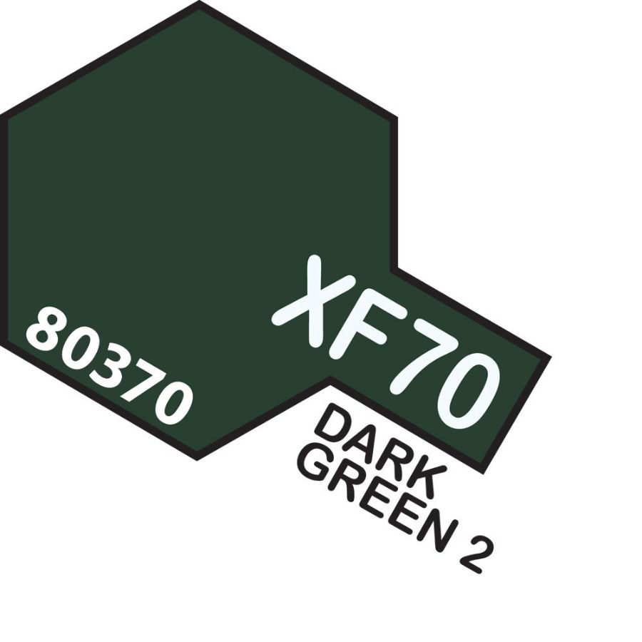 Tamiya Enamel Paint XF70 Dark Green 2