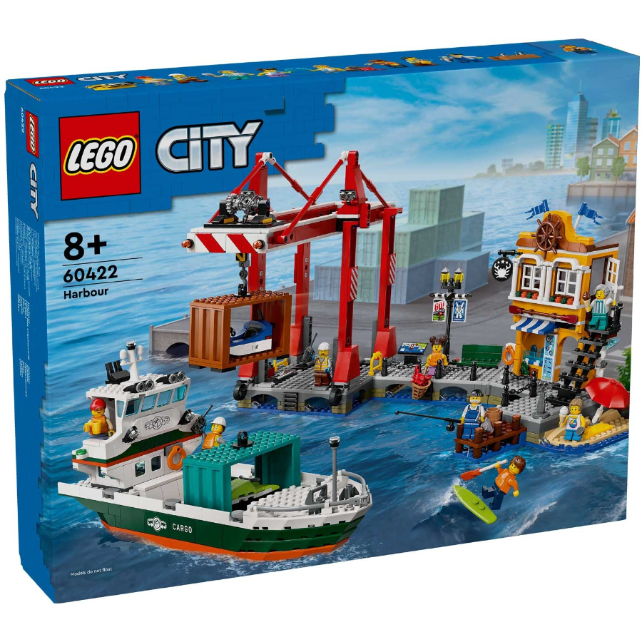 LEGO City Seaside Harbor With Cargo Ship