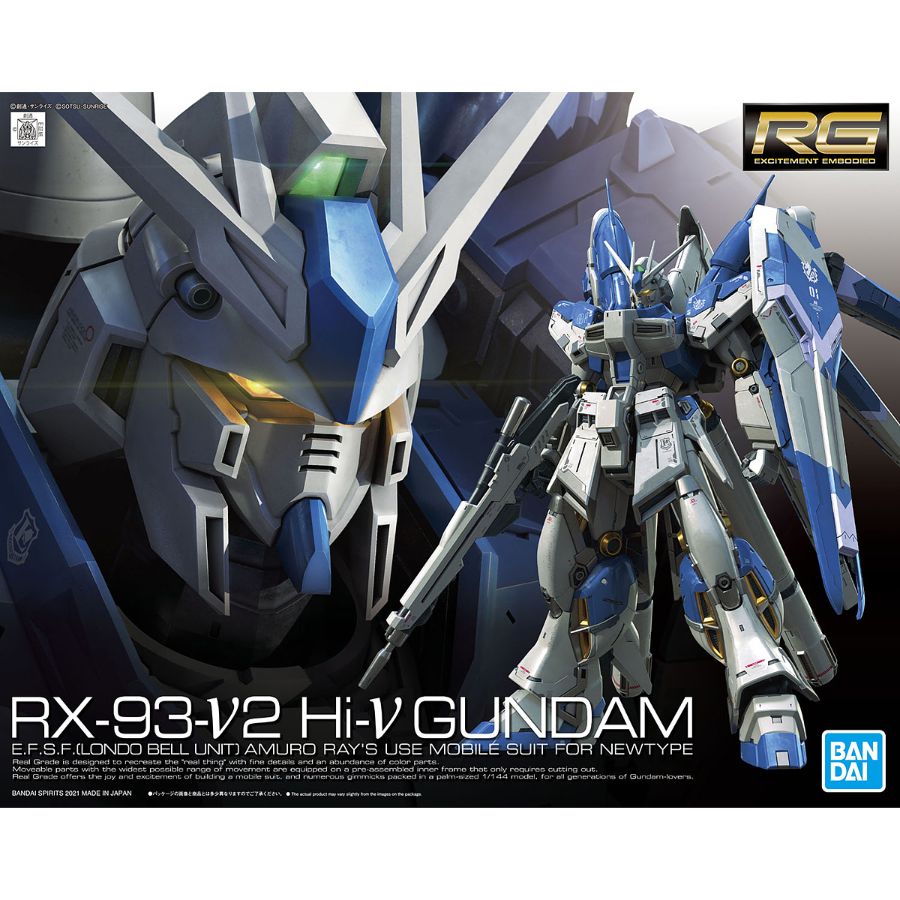 Gundam Model Kit 1:144 RG Hi-Nu Gundam