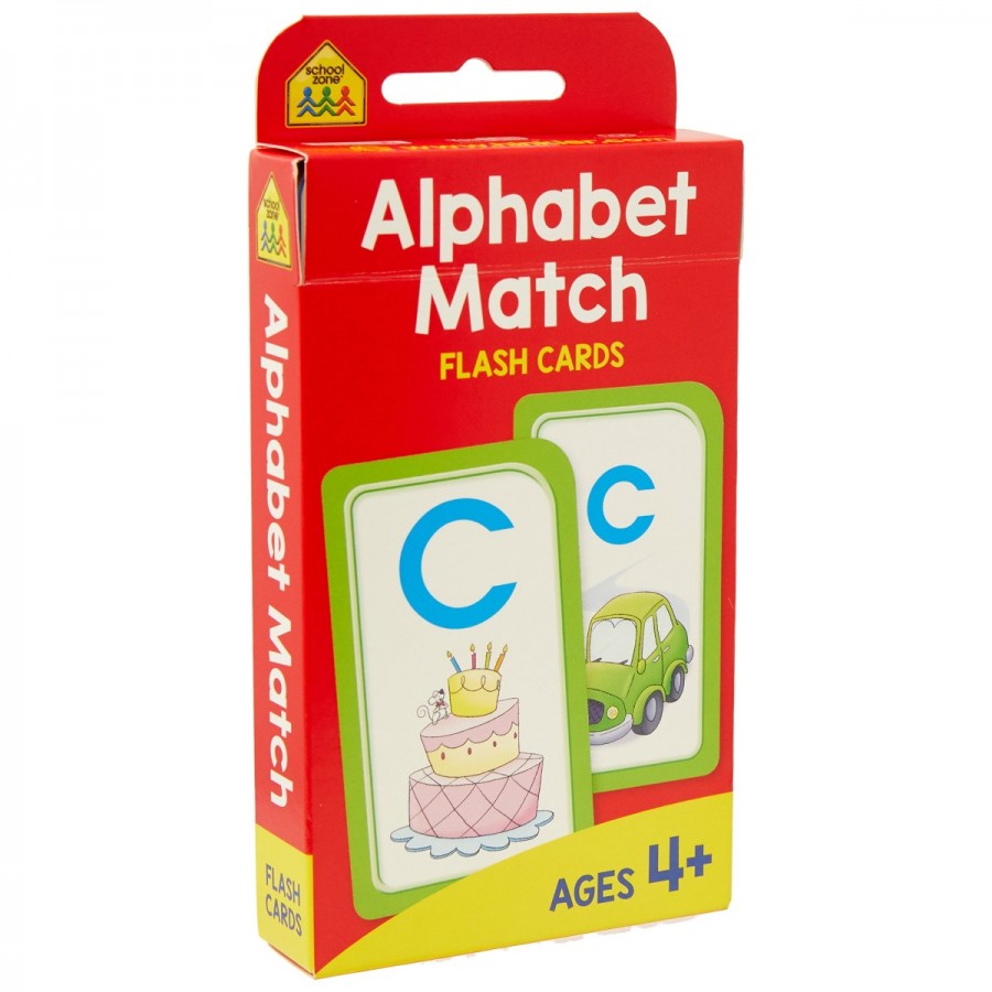 School Zone Flashcards Alphabet Match