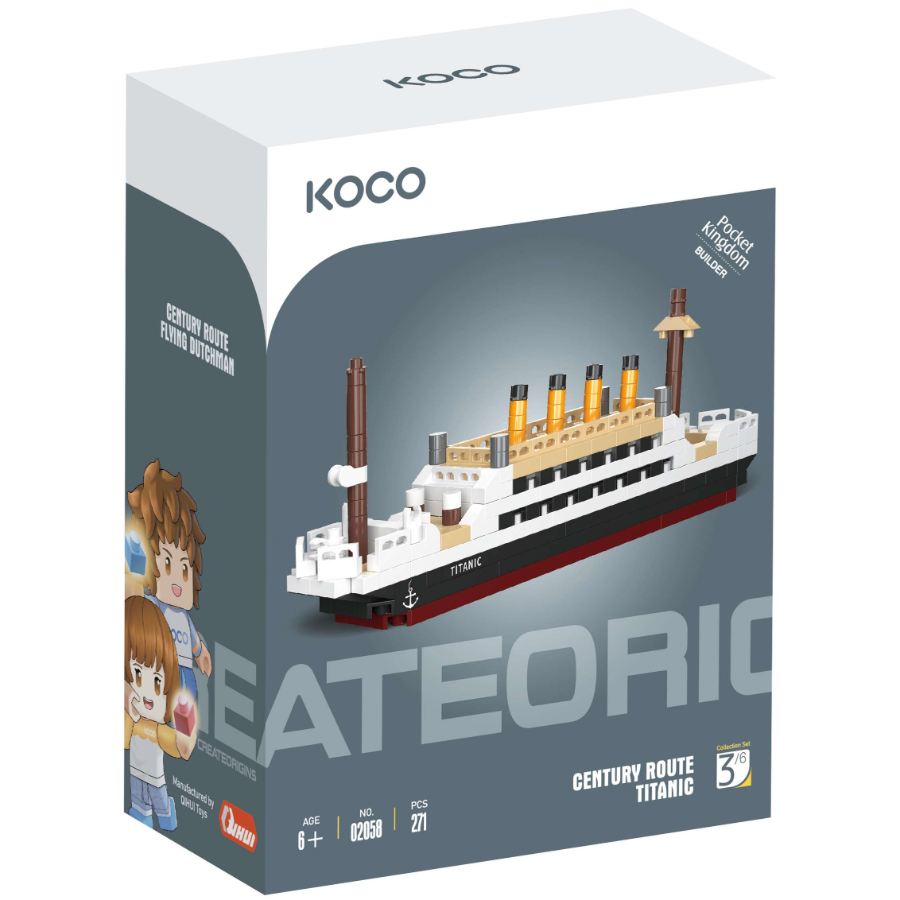 Koko Building Blocks Ships The Titanic 271 Pieces