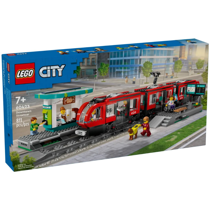 LEGO City Downtown Streetcar & Station