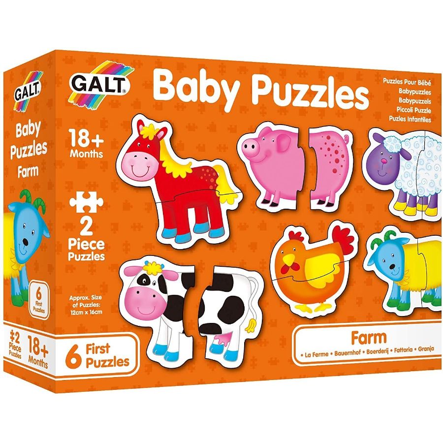 Galt Baby Puzzle Farm 6 Pack