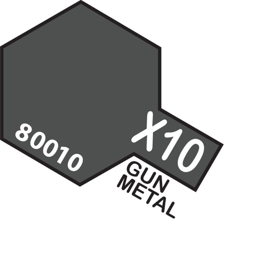 Tamiya Enamel Paint X10 Gun Metal