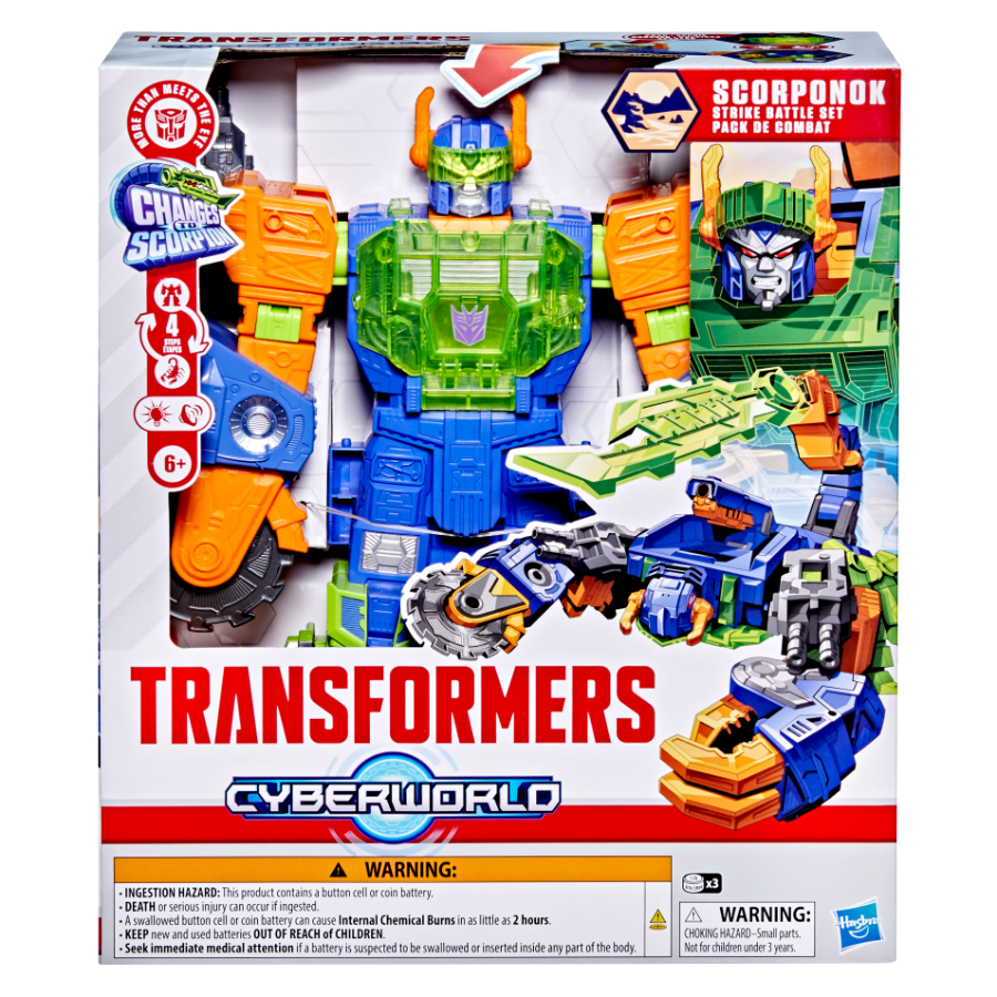 Transformers Cyberworld Scorponok Strike Battle Figure Set