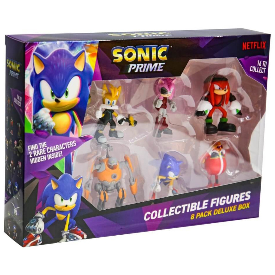 Sonic The Hedgehog Figure 6.5cm 8 Pack Deluxe Set