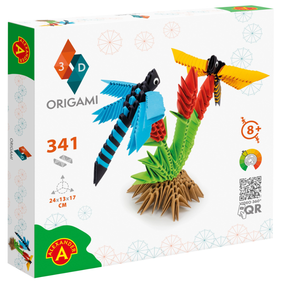 Origami 3D Craft Dragonflies