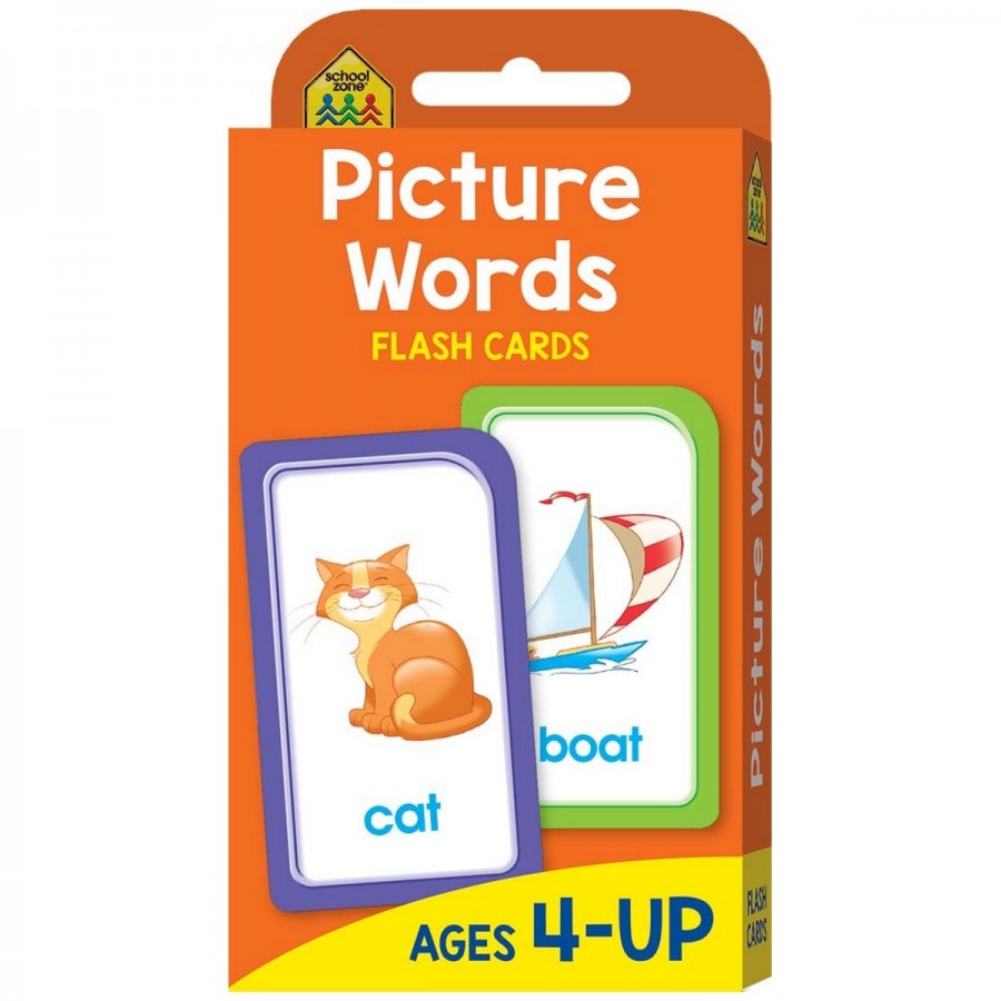 School Zone Flashcards Picture Words