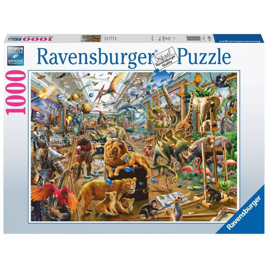 Ravensburger Puzzle 1000 Piece Chaos In The Gallery