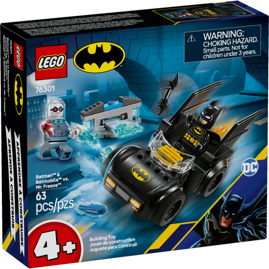 LEGO Super Heroes DC Batman & Batmobile Versus Mr Freeze 4+ Set