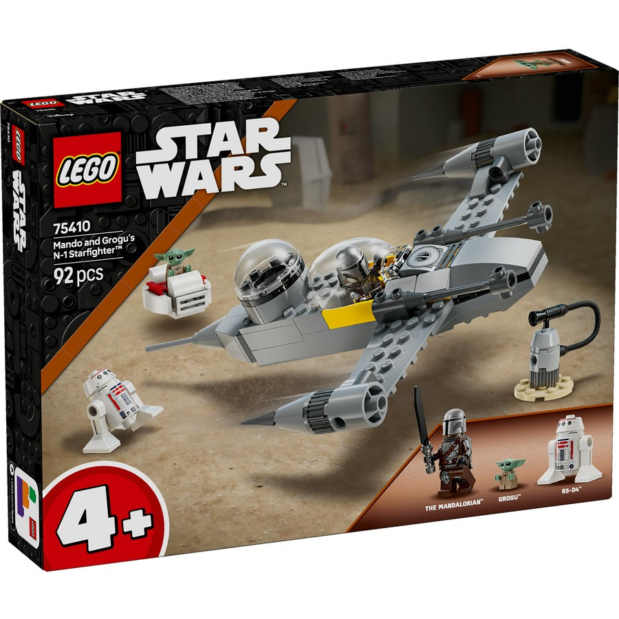 LEGO Star Wars Mando & Grogus N-1 Starfighter 4+ Set