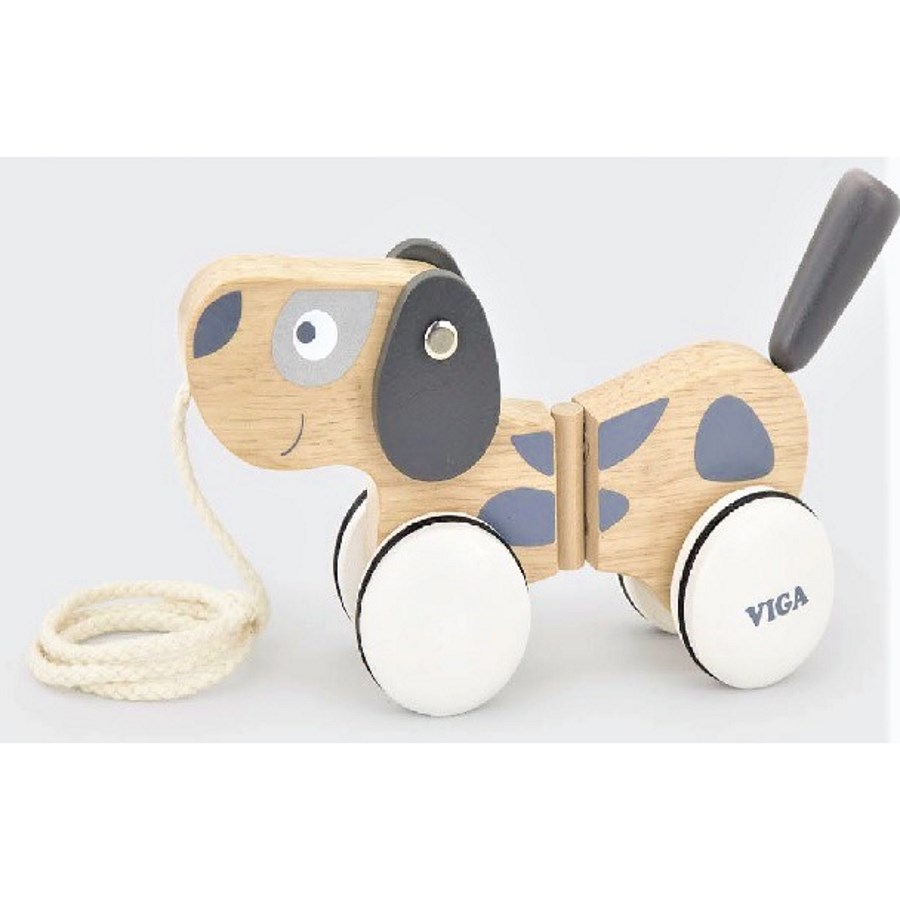 Wooden Pull Along Puppy