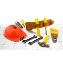 Tuff Tools Utility Tool Belt With 10 Pieces Including Hard Hat