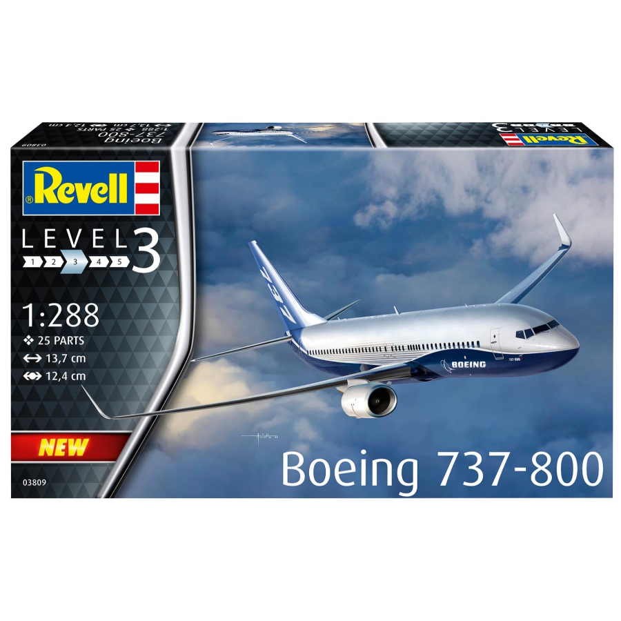 Revell Model Kit 1:288 Boeing 737-800