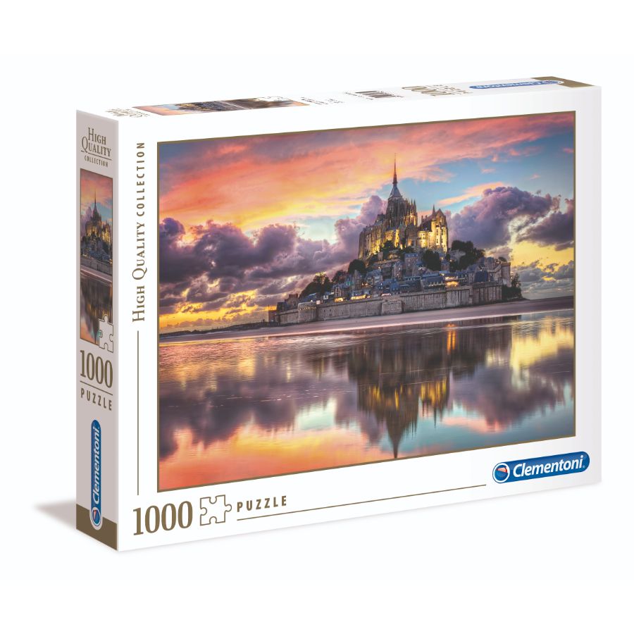 Clementoni Puzzle 1000 Piece Le Magnifique Mont Saint-Michel