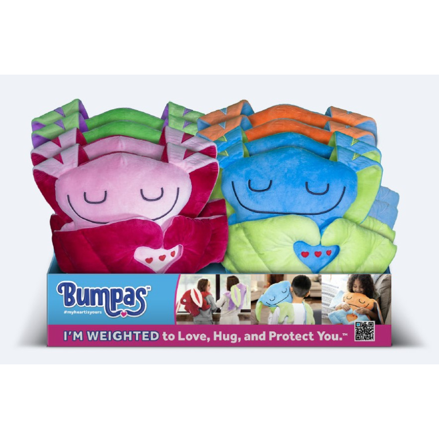 Bumpas Weighted Plush Characters 35cm Assorted