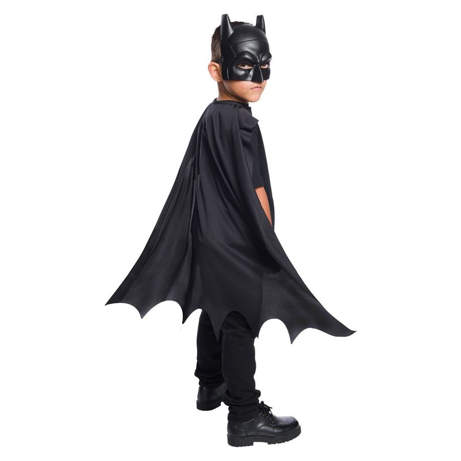 Batman Cape & Mask Kids Dress Up Costume Set