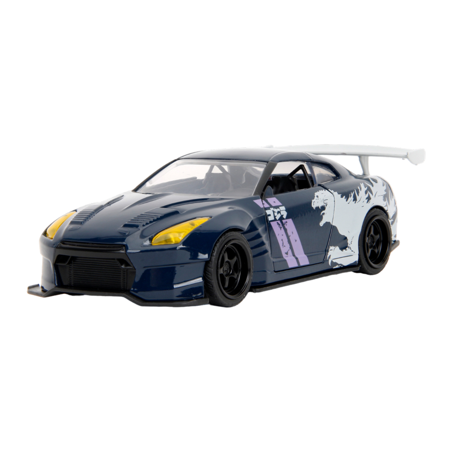 Jada Diecast 1:32 Hollywood Rides Godzilla HWRÂ Ben Sopra Nissan GT-R